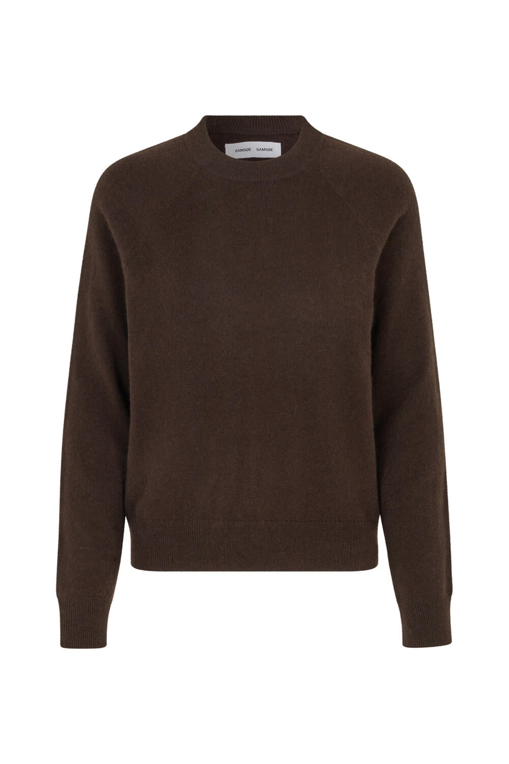 Boston O-neck uldstriktrøje - Mole